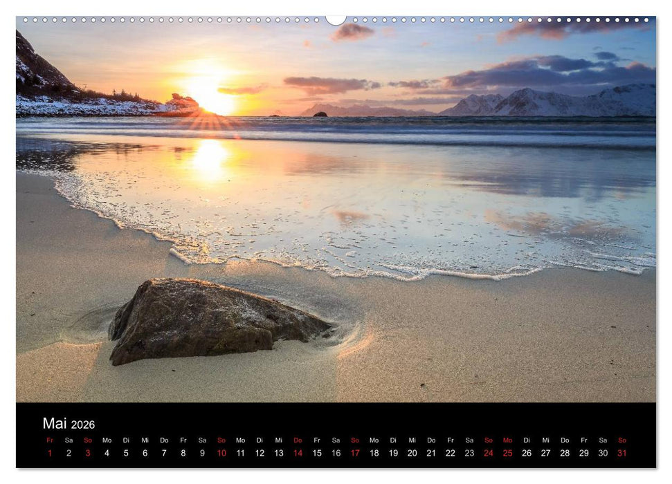 LOFOTEN - Inselparadies im Norden Norwegens (CALVENDO Wandkalender 2026)