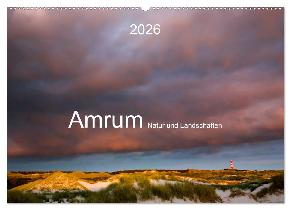 Amrum. Natur und Landschaften (CALVENDO Wandkalender 2026)