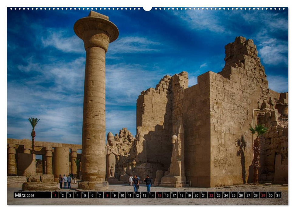 Abenteuer am Nil. Auf den Spuren der Pharaonen (CALVENDO Premium Wandkalender 2026)
