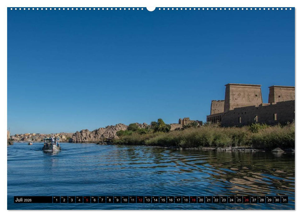 Abenteuer am Nil. Auf den Spuren der Pharaonen (CALVENDO Premium Wandkalender 2026)