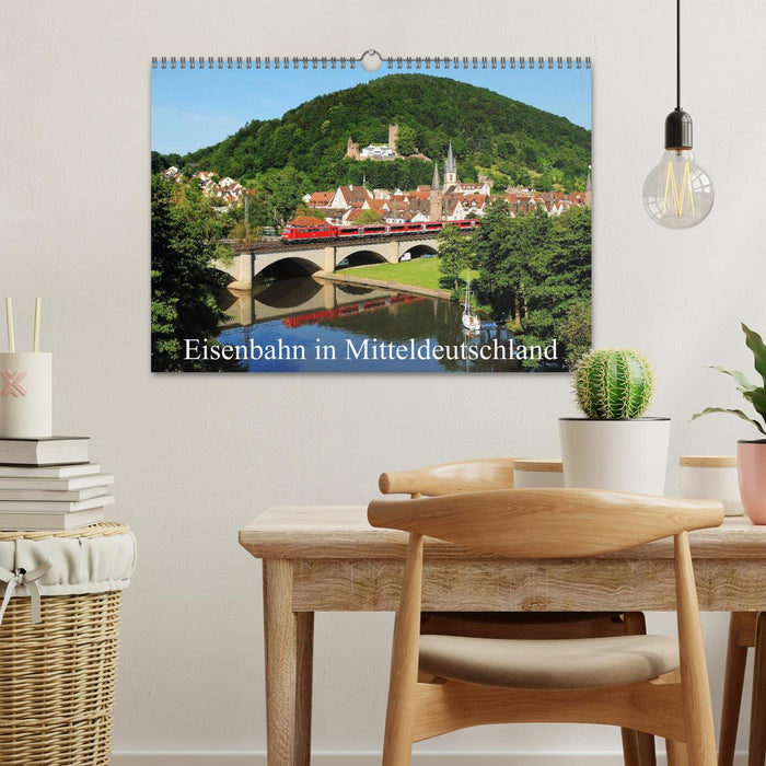 Eisenbahn in Mitteldeutschland (CALVENDO Wandkalender 2026)
