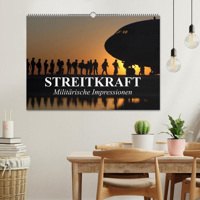 Streitkraft. Militärische Impressionen (CALVENDO Wandkalender 2026)