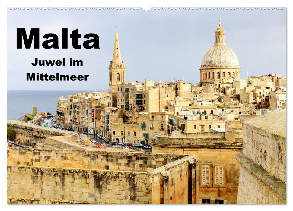 Malta - Juwel im Mittelmeer (CALVENDO Wandkalender 2026)