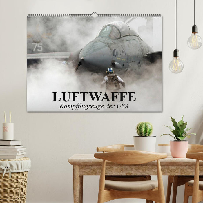 Luftwaffe. Kampfflugzeuge der USA (CALVENDO Wandkalender 2026)