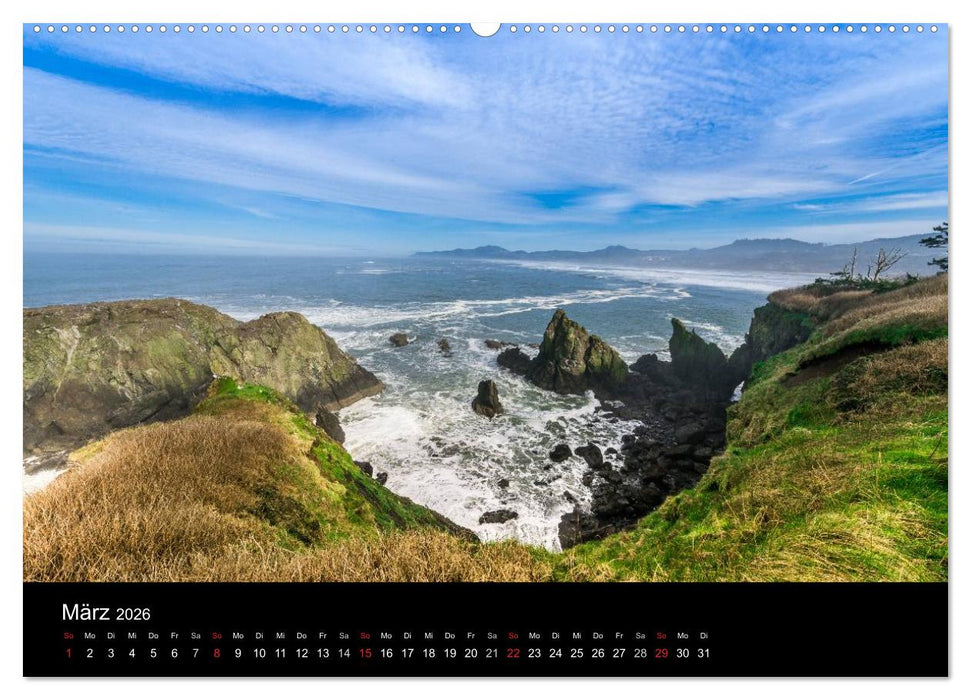 Die Oregon-Küste (CALVENDO Premium Wandkalender 2026)