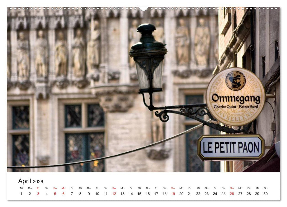 300mm - Brüssel (CALVENDO Wandkalender 2026)