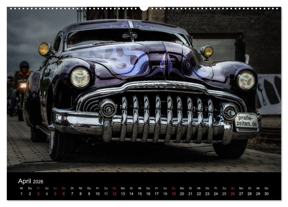 Custom Cars - Autos die begeistern (CALVENDO Premium Wandkalender 2026)