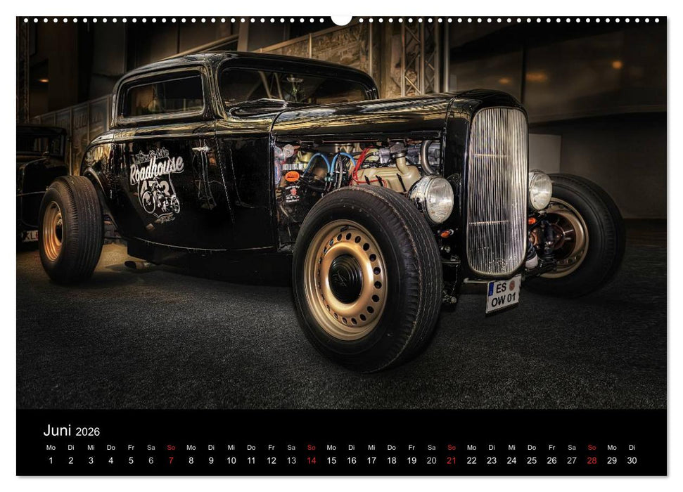 Custom Cars - Autos die begeistern (CALVENDO Premium Wandkalender 2026)