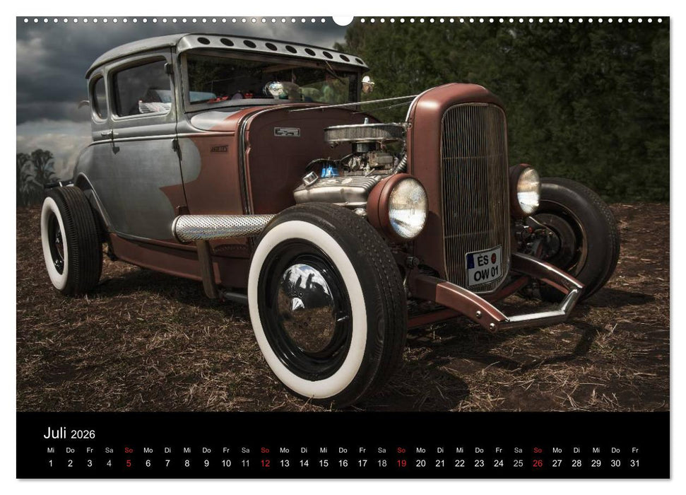 Custom Cars - Autos die begeistern (CALVENDO Premium Wandkalender 2026)
