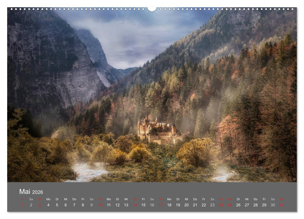 Zwielicht - Fantasylandschaften (CALVENDO Premium Wandkalender 2026)