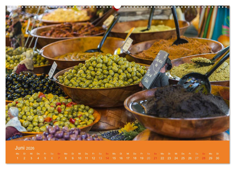 Marché Provencal - Märkte der Provence (CALVENDO Premium Wandkalender 2026)