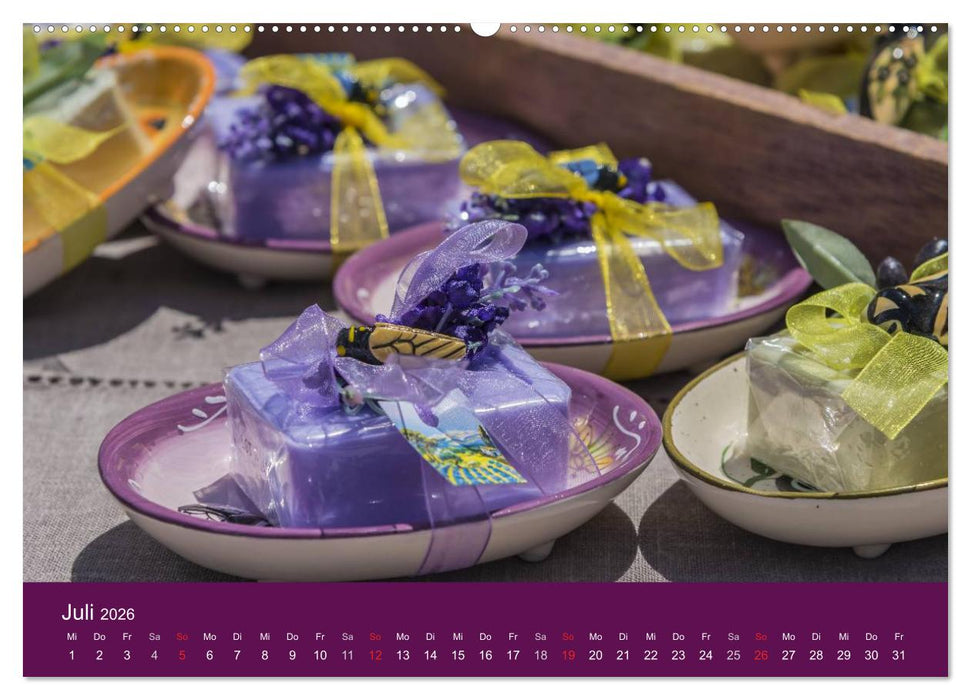 Marché Provencal - Märkte der Provence (CALVENDO Premium Wandkalender 2026)