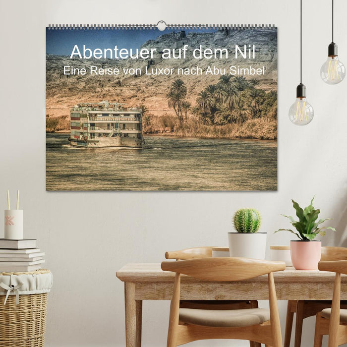 Abenteuer auf dem Nil. Eine Reise von Luxor nach Abu Simbel (CALVENDO Wandkalender 2026)