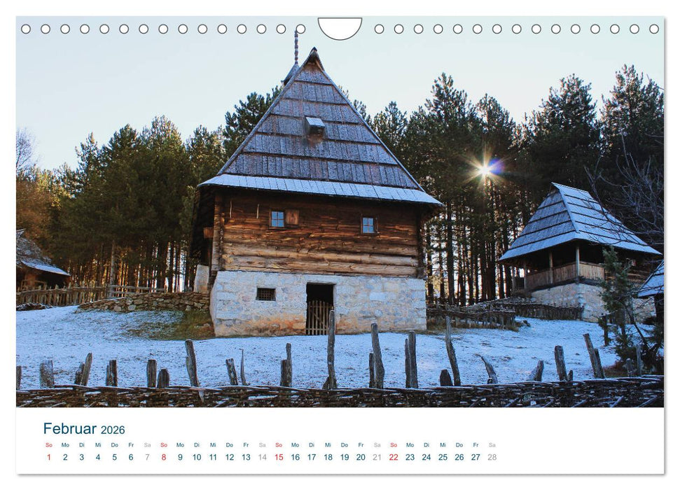 Quer durch Serbien (CALVENDO Wandkalender 2026)