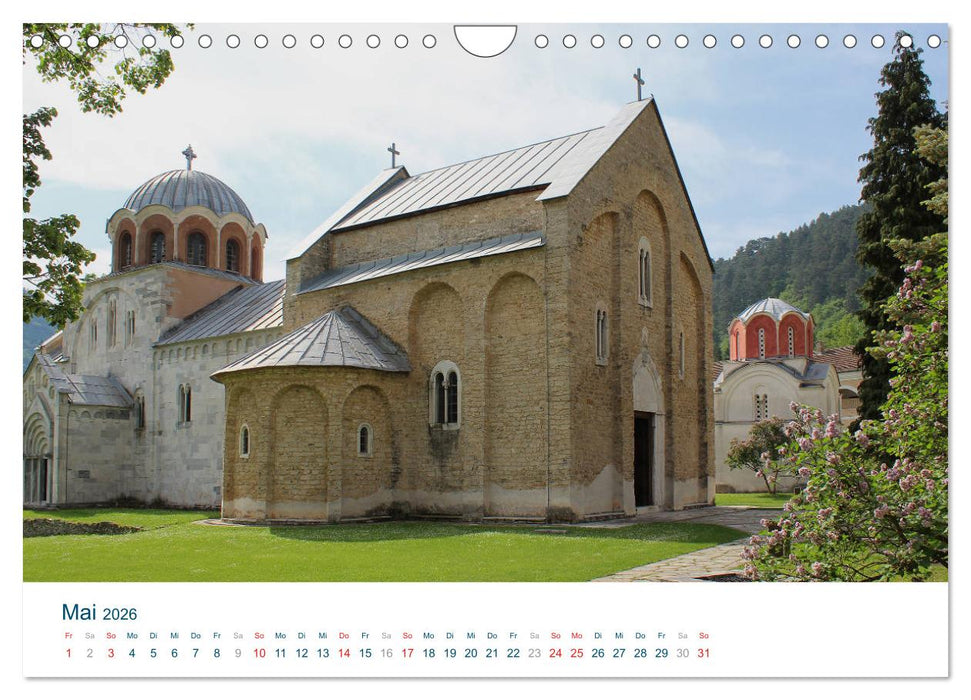 Quer durch Serbien (CALVENDO Wandkalender 2026)