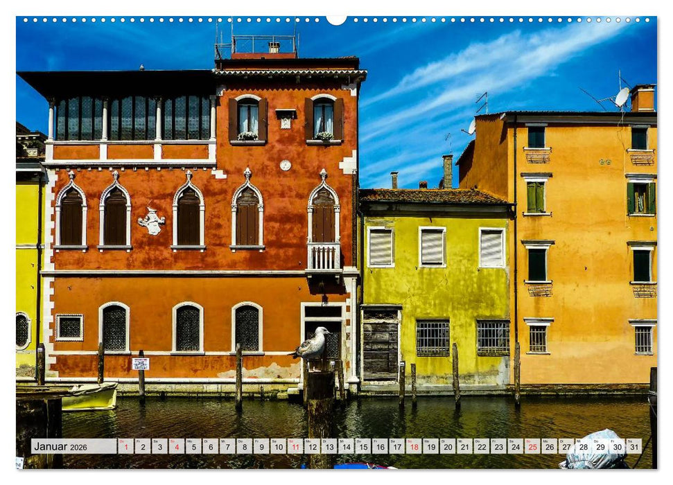 Chioggia - Venedigs kleine Schwester (CALVENDO Premium Wandkalender 2026)