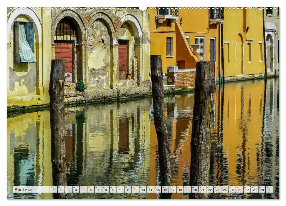 Chioggia - Venedigs kleine Schwester (CALVENDO Premium Wandkalender 2026)