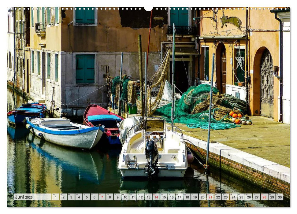 Chioggia - Venedigs kleine Schwester (CALVENDO Premium Wandkalender 2026)