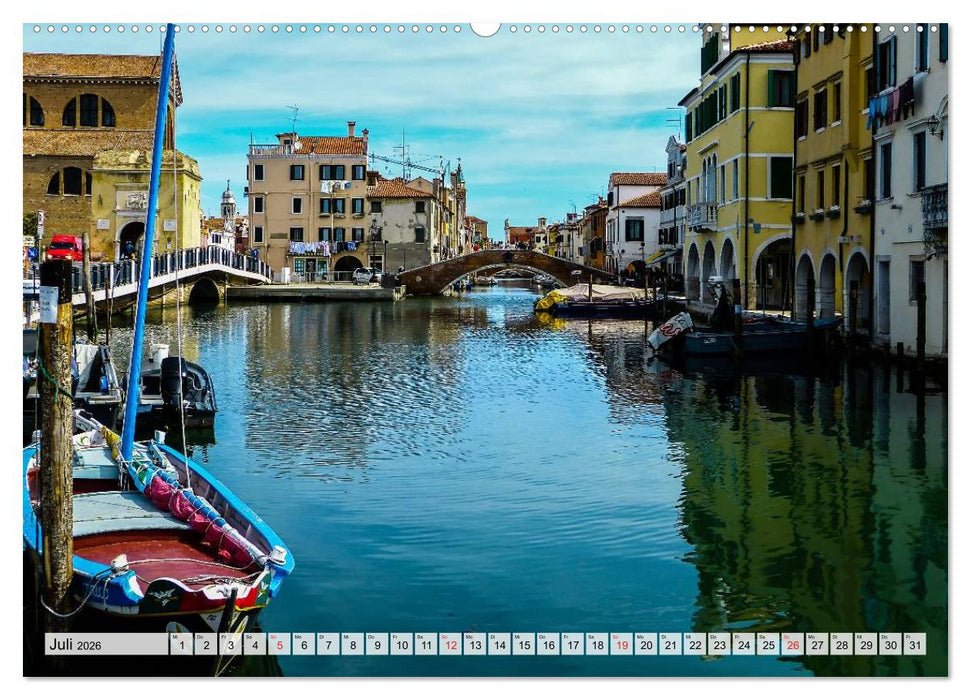 Chioggia - Venedigs kleine Schwester (CALVENDO Premium Wandkalender 2026)