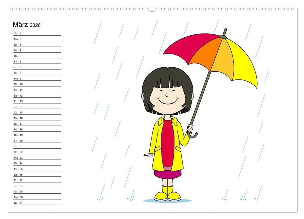 Der Kinderkalender (CALVENDO Premium Wandkalender 2026)