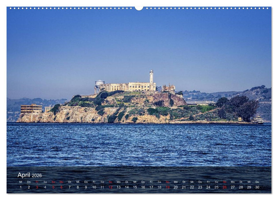San Francisco Impressionen Tag und Nacht (CALVENDO Premium Wandkalender 2026)