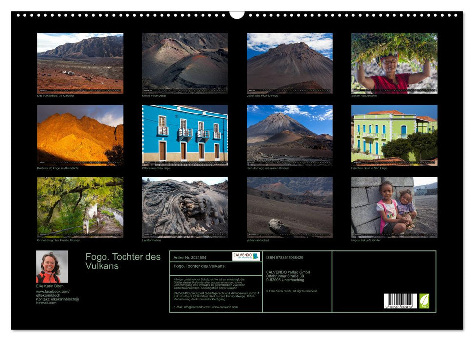 Fogo. Tochter des Vulkans (CALVENDO Wandkalender 2026)