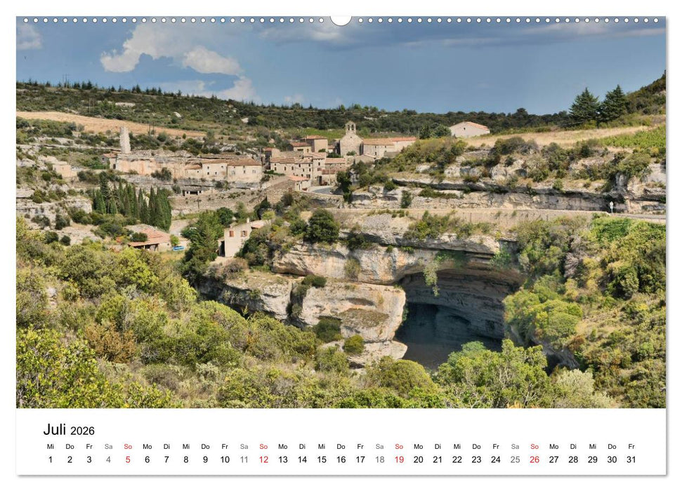 Frankreich- Städte und Dörfer des Languedoc-Roussillon (CALVENDO Premium Wandkalender 2026)