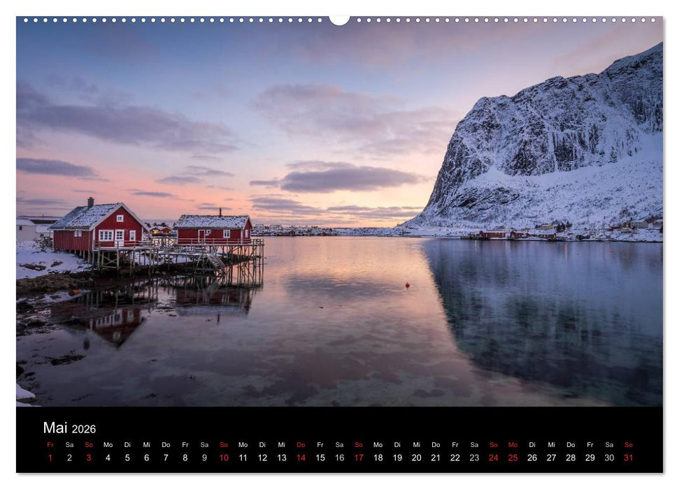 Lofoten Impressionen von Armin Fuchs (CALVENDO Wandkalender 2026)