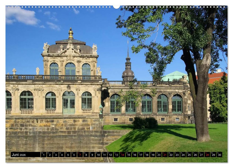 Dresden - Wunderschönes Elbflorenz (CALVENDO Wandkalender 2026)
