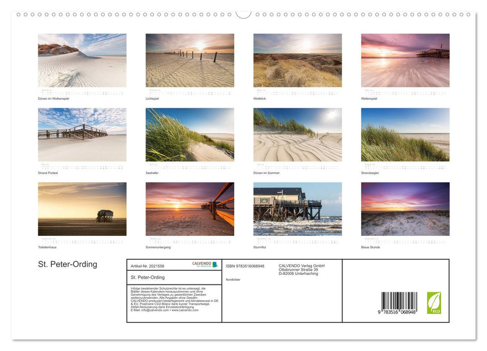 St. Peter-Ording (CALVENDO Premium Wandkalender 2026)