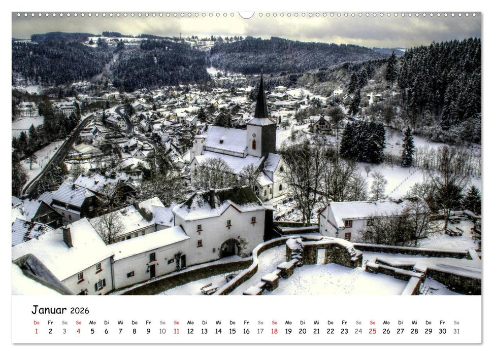 Die schönsten Orte der Eifel - Reifferscheid (CALVENDO Premium Wandkalender 2026)