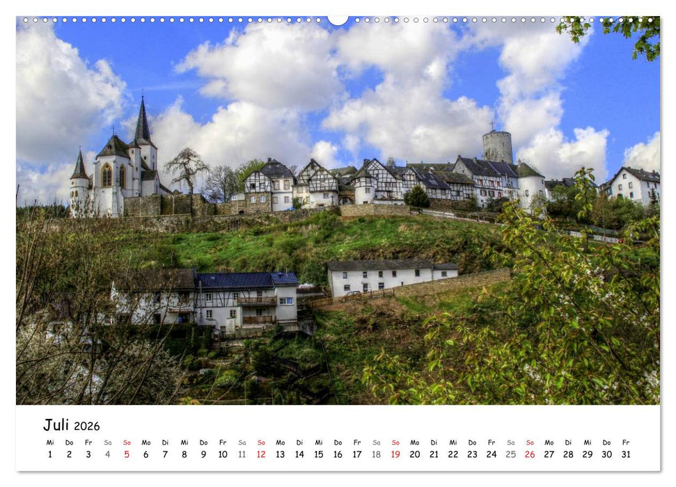 Die schönsten Orte der Eifel - Reifferscheid (CALVENDO Premium Wandkalender 2026)