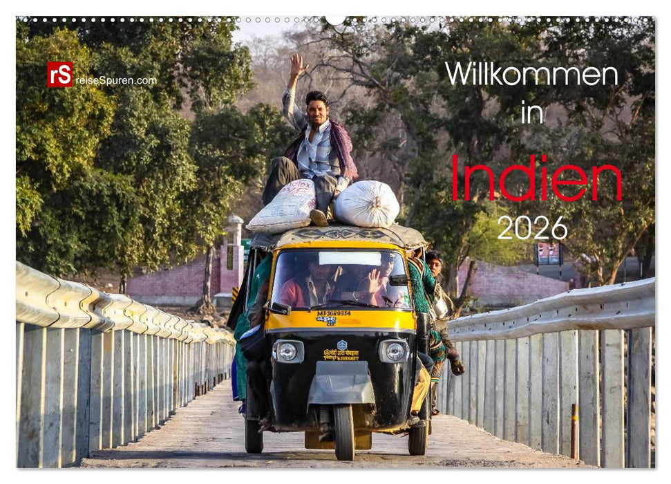 Willkommen in Indien 2026 (CALVENDO Wandkalender 2026)