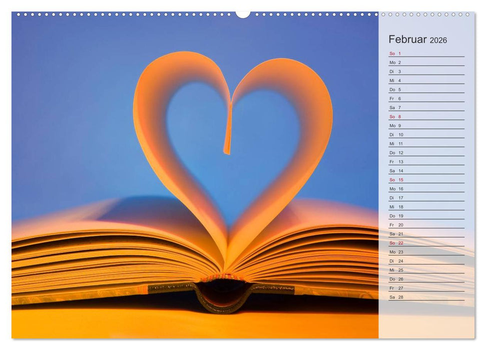 Tage von Herzen (CALVENDO Premium Wandkalender 2026)
