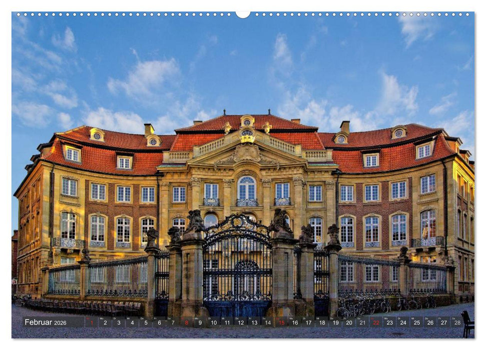 Münster - Historische Stadt mit jungem Gesicht (CALVENDO Premium Wandkalender 2026)