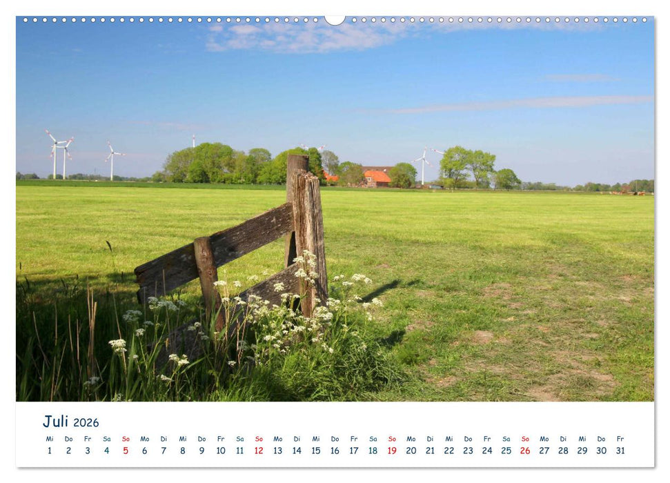 Butjadingen. Impressionen zwischen Jade und Nordsee (CALVENDO Premium Wandkalender 2026)