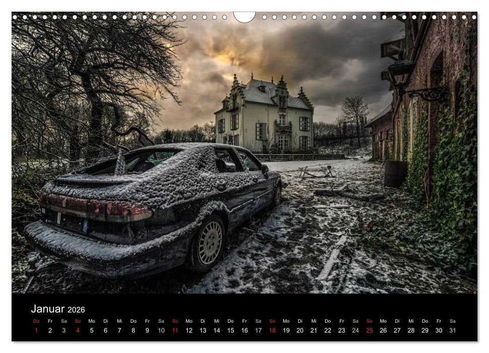 Lost Places - Auch der Verfall hat seinen Charme (CALVENDO Wandkalender 2026)