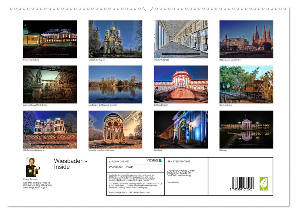 Wiesbaden - Inside (CALVENDO Premium Wandkalender 2026)