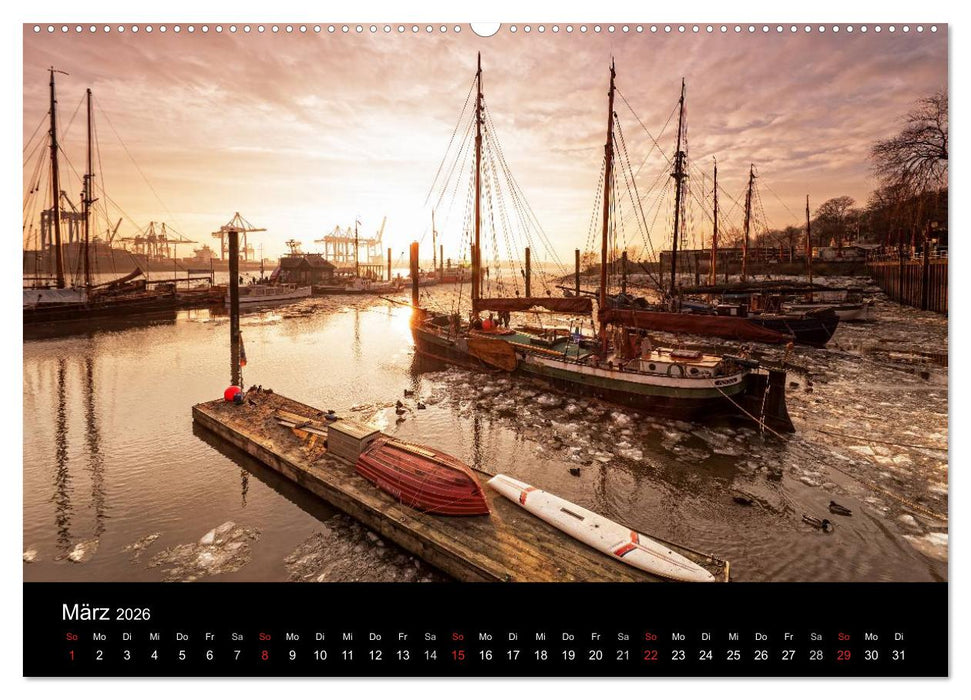 Hamburg . Das Tor zur Welt... (CALVENDO Wandkalender 2026)