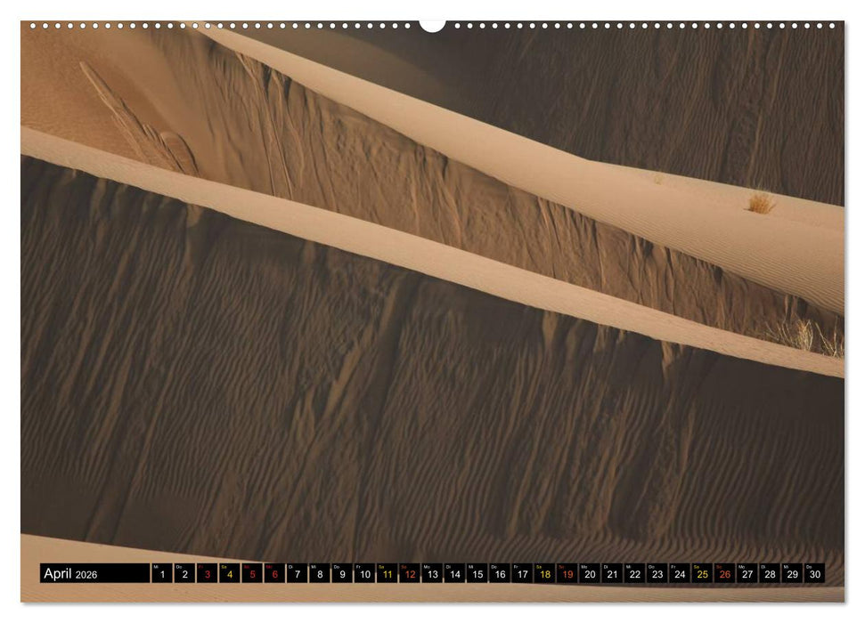 Dünen. Diamanten der Wüste (CALVENDO Premium Wandkalender 2026)