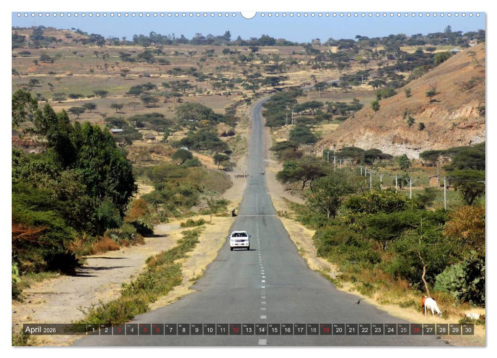 Äthiopien, ursprüngliches Afrika (CALVENDO Premium Wandkalender 2026)