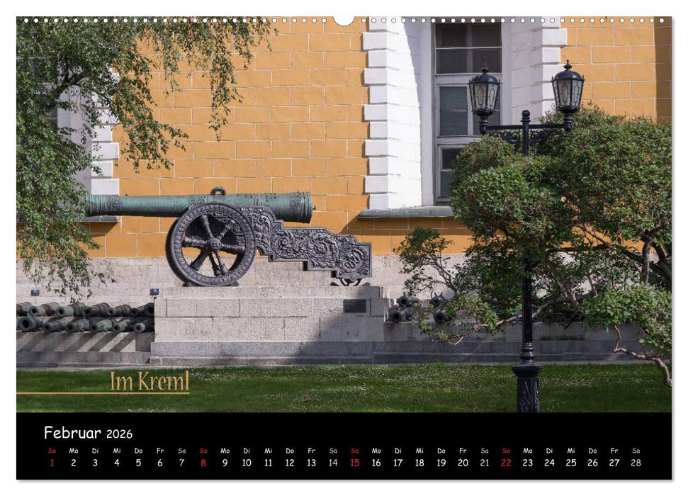 Von Moskau nach St. Petersburg (CALVENDO Wandkalender 2026)
