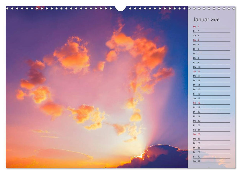 Tage von Herzen (CALVENDO Wandkalender 2026)