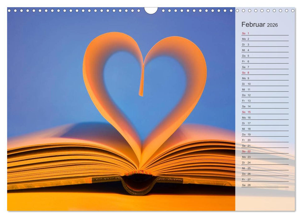 Tage von Herzen (CALVENDO Wandkalender 2026)