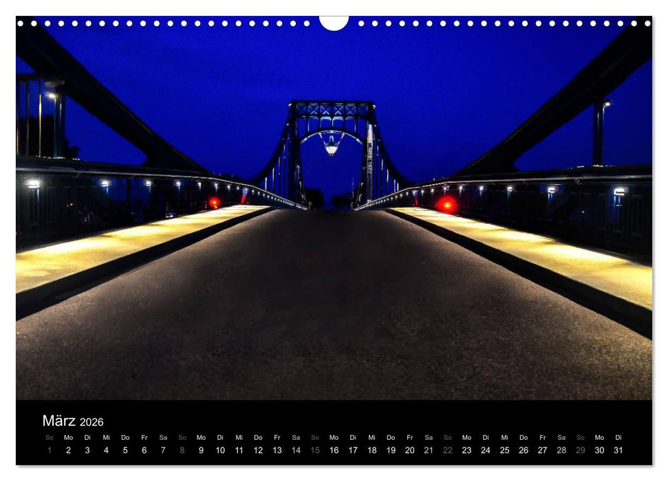 Kaiser-Wilhelm-Brücke Wilhelmshaven (CALVENDO Wandkalender 2026)