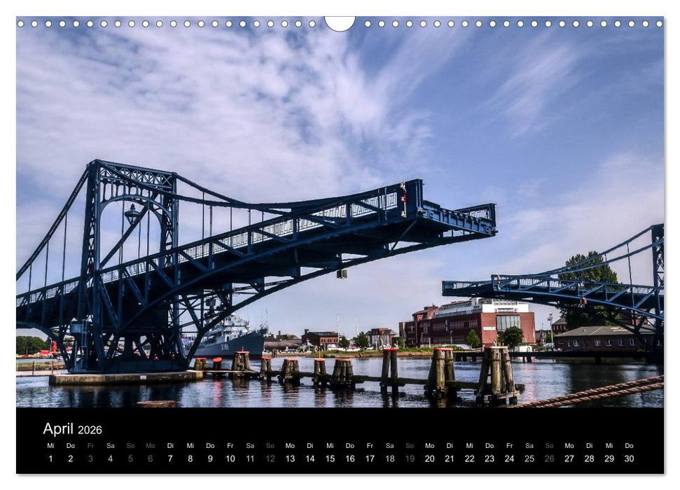 Kaiser-Wilhelm-Brücke Wilhelmshaven (CALVENDO Wandkalender 2026)
