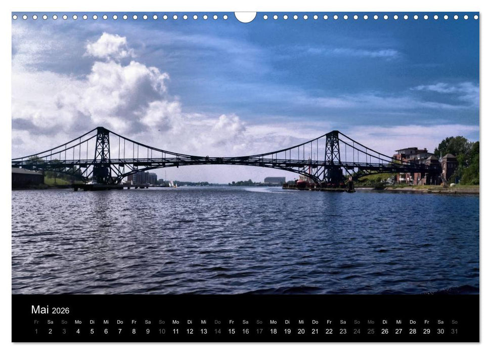 Kaiser-Wilhelm-Brücke Wilhelmshaven (CALVENDO Wandkalender 2026)