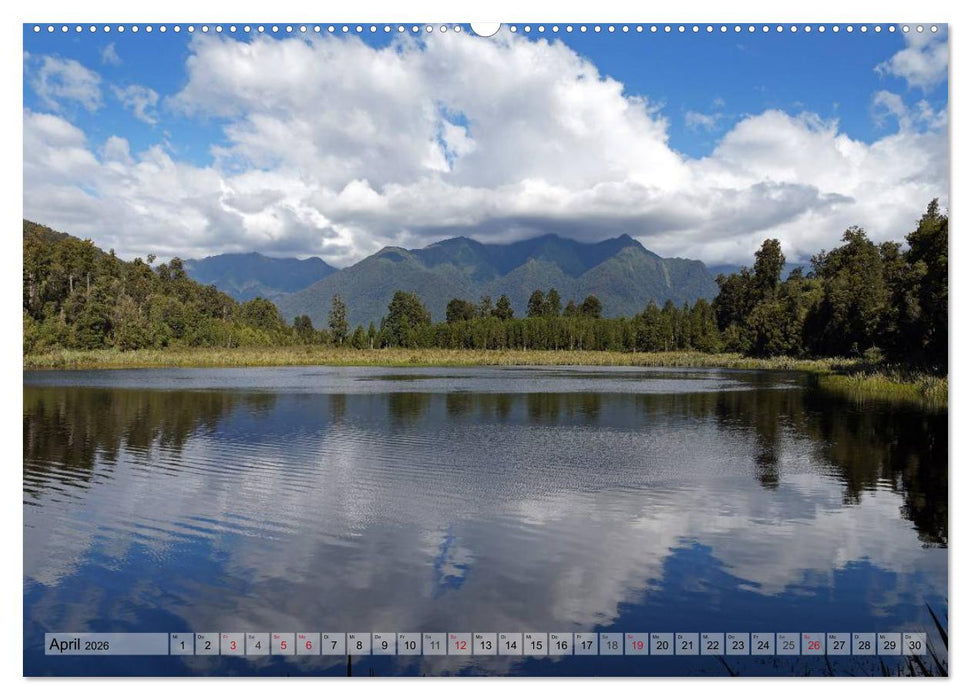 Kia ora, Aotearoa - Wunderbares Neuseeland (CALVENDO Wandkalender 2026)