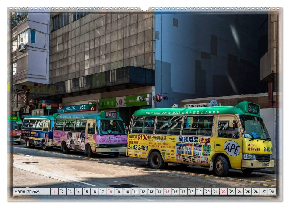 Hongkong, die pulsierende Metropole (CALVENDO Wandkalender 2026)