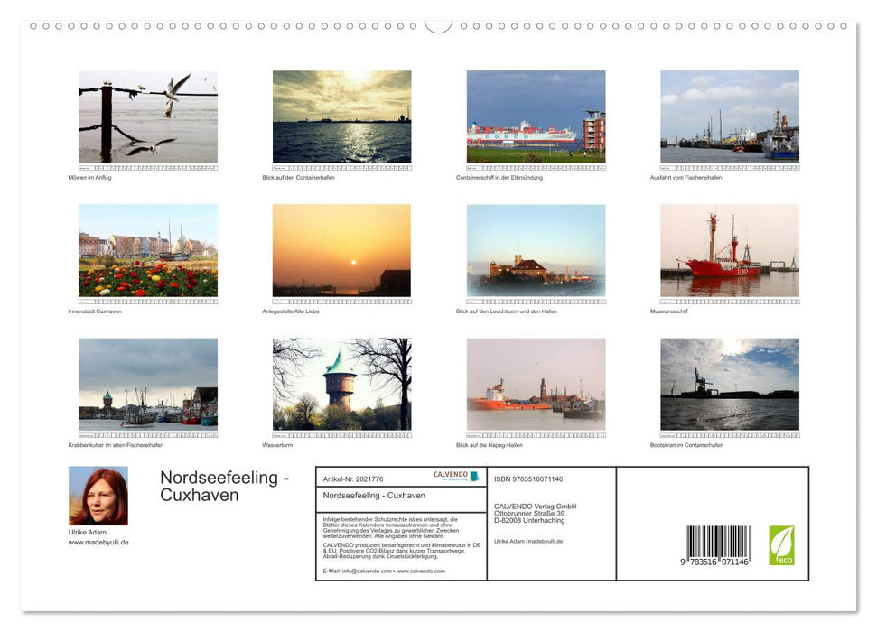 Nordseefeeling - Cuxhaven (CALVENDO Premium Wandkalender 2026)